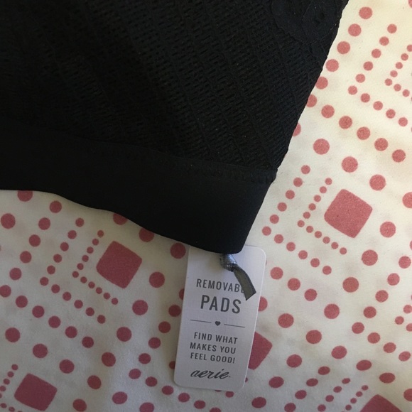 Aerie Black Mesh Lace Bralette - Picture 4 of 4